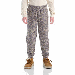 boys' elastic waistband fleece camo logo sweatpants (child/youth)