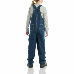 girls' unlined denim bib overall (child/youth)