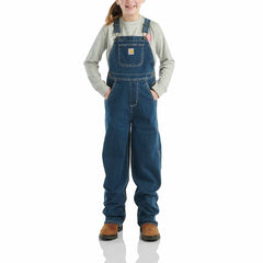 girls' unlined denim bib overall (child/youth)