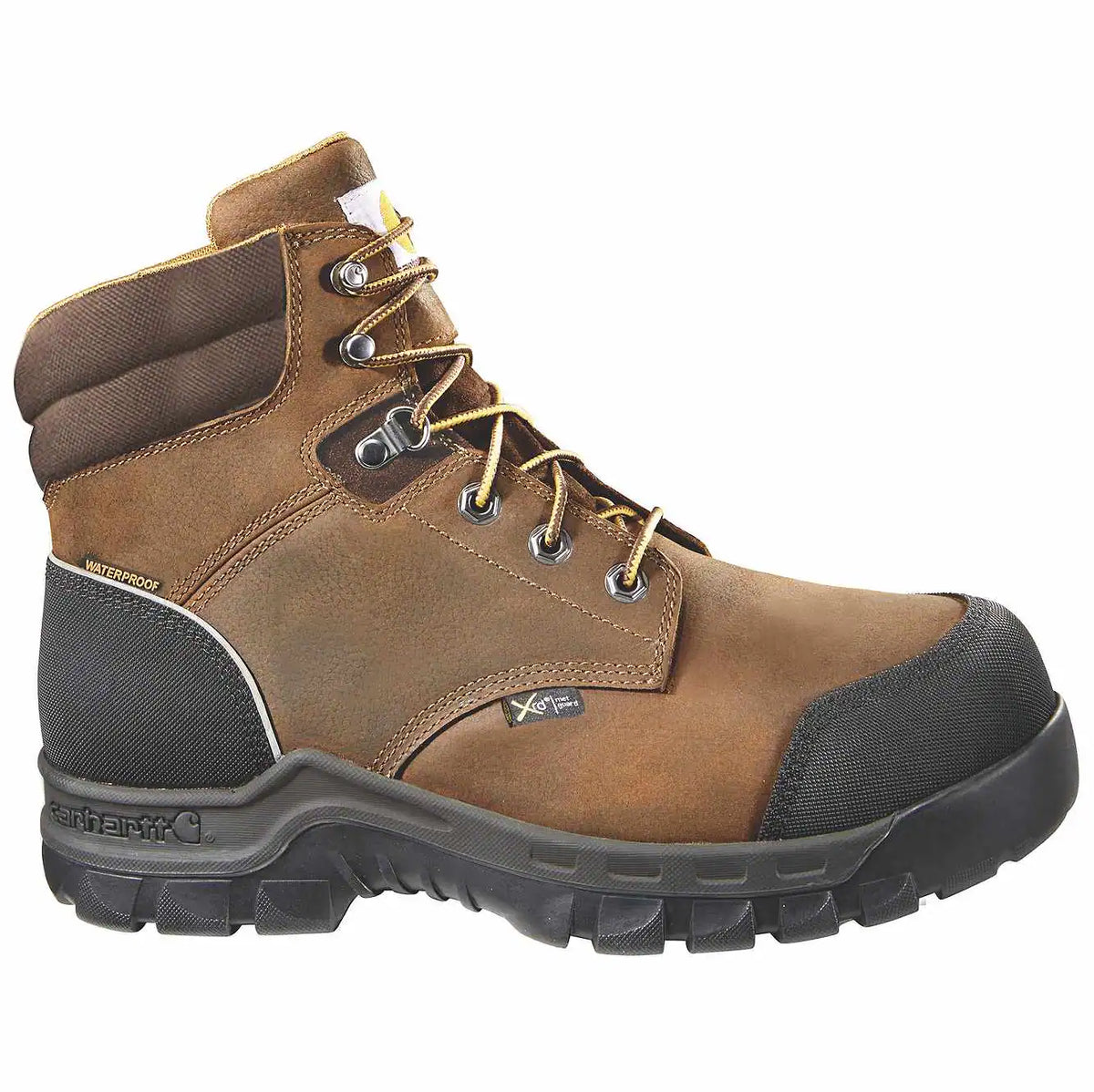 rugged flex® waterproof met guard 6" composite toe work boot