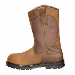 heritage waterproof 11" steel toe wellington