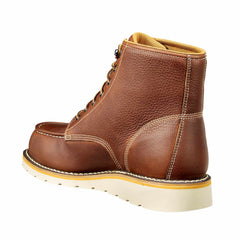 6" waterproof moc steel toe wedge work boot