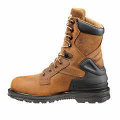 heritage waterproof 8" steel toe work boot