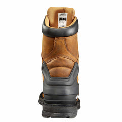 heritage waterproof 8" steel toe work boot