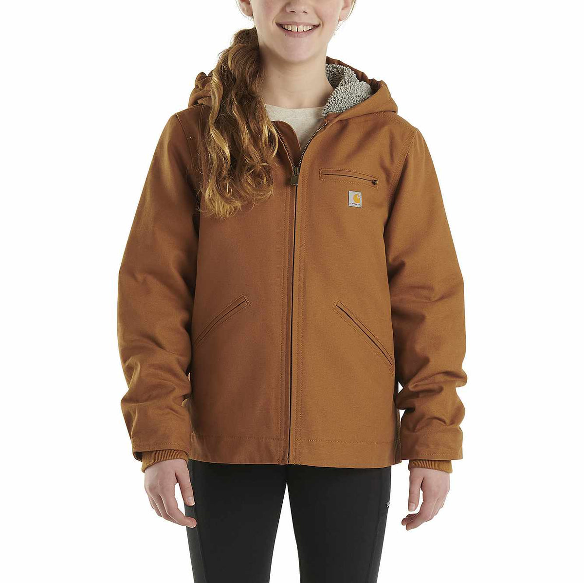 girls' sierra sherpa-lined jacket (child/youth)