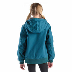 girls' canvas insulated hooded active jac (child/youth)