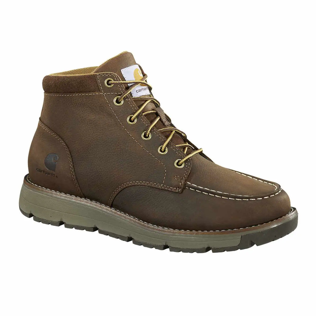 millbrook steel toe moc wedge boot