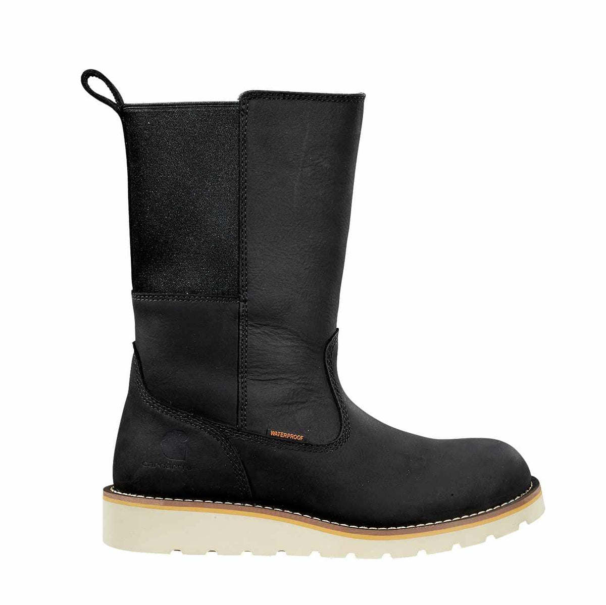 women's waterproof 10" soft toe wellington wedge boot