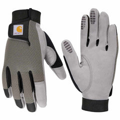 women's synthetic leather high dexterity
touch sensitive secure cuff glove
