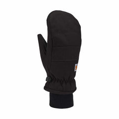 women's insulated duck synthetic leather knit cuff mitt