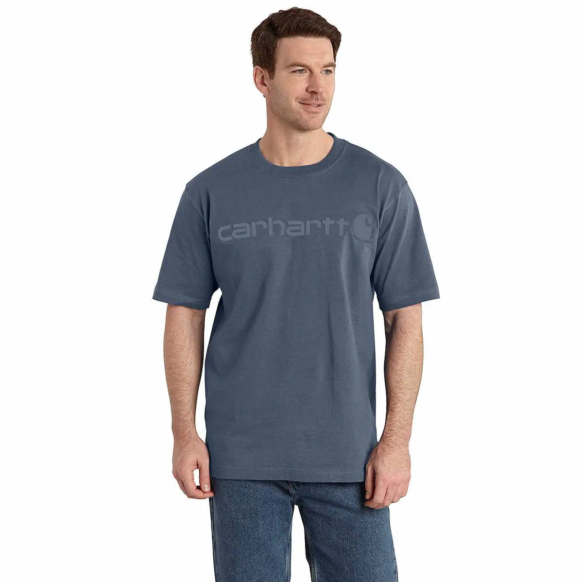 loose fit heavyweight short-sleeve logo graphic t-shirt