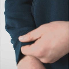 loose fit midweight logo sleeve graphic hoodie