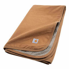 firm duck sherpa-lined blanket