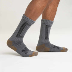 heavyweight merino wool blend steel toe boot sock