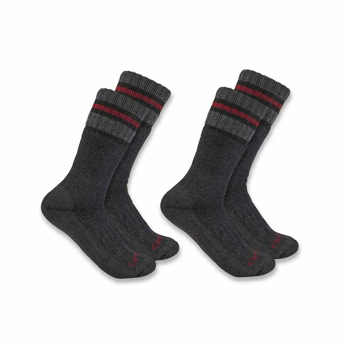 heavyweight synthetic-wool blend boot sock 2-pack