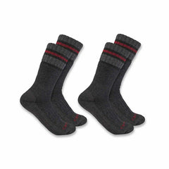heavyweight synthetic-wool blend boot sock 2-pack