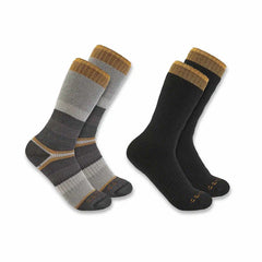 heavyweight crew sock 2-pack
