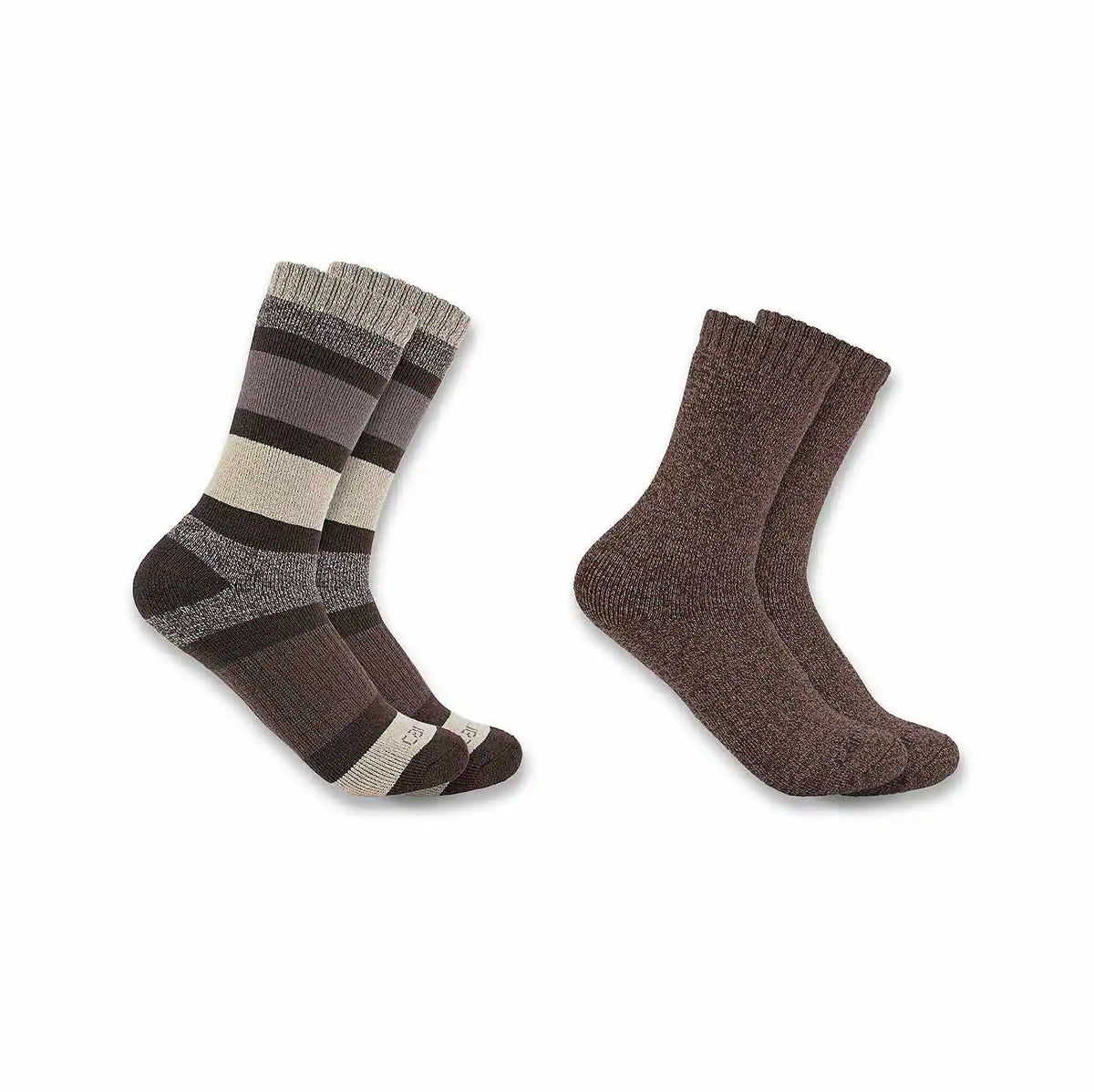 women's heavyweight crew sock 2-pack