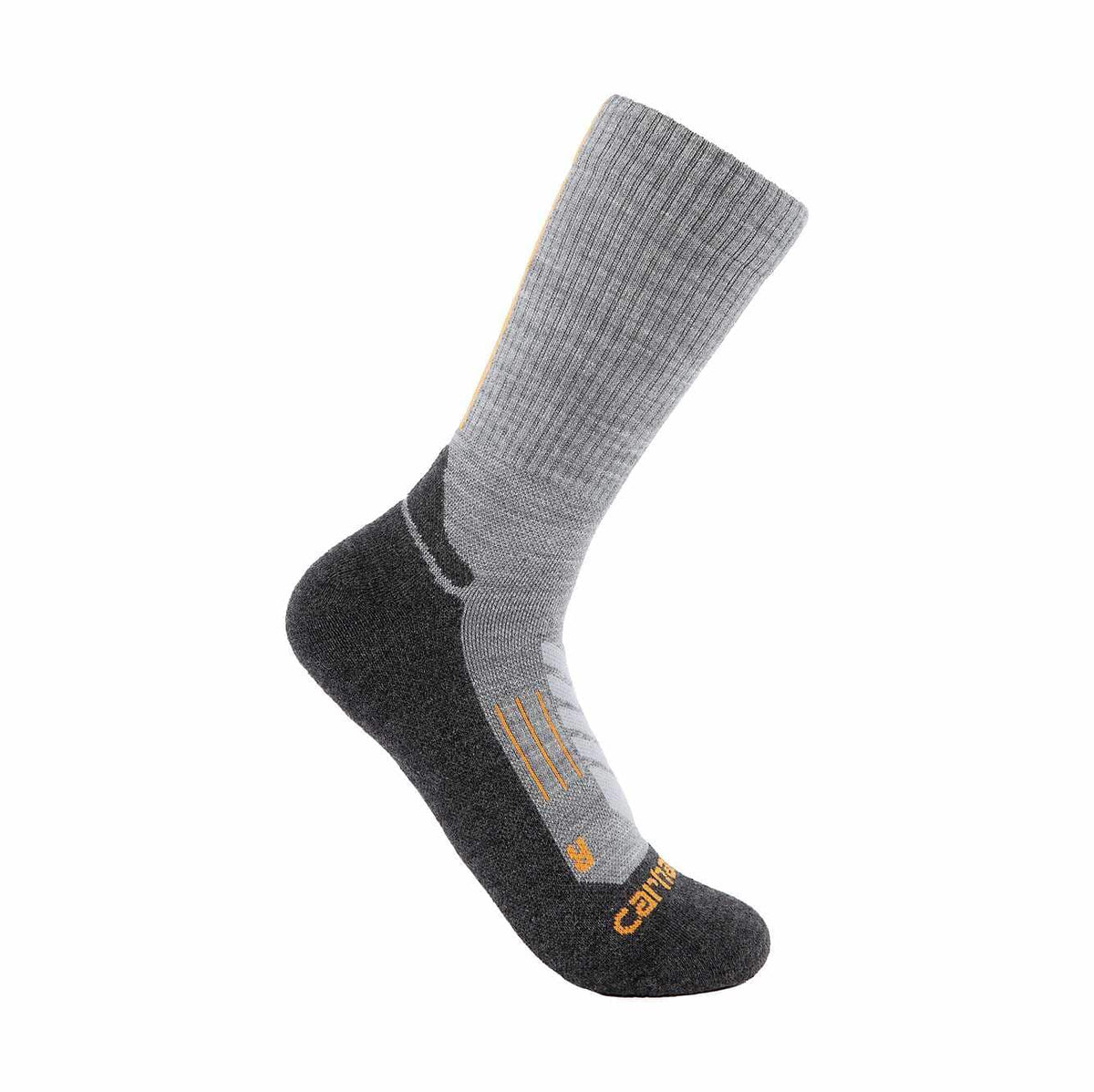 midweight synthetic-merino wool blend trail crew sock