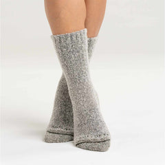women's heavyweight wool blend crew sock