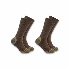 midweight synthetic-wool blend crew sock 2-pack