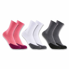 kids' force midweight logo crew sock 3-pack