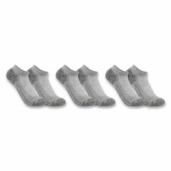 carhartt force® midweight low-cut sock 3-pack