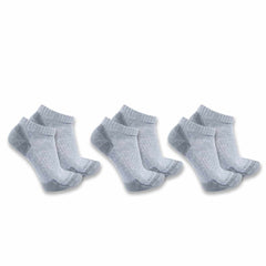 midweight cotton blend low cut sock 3-pack