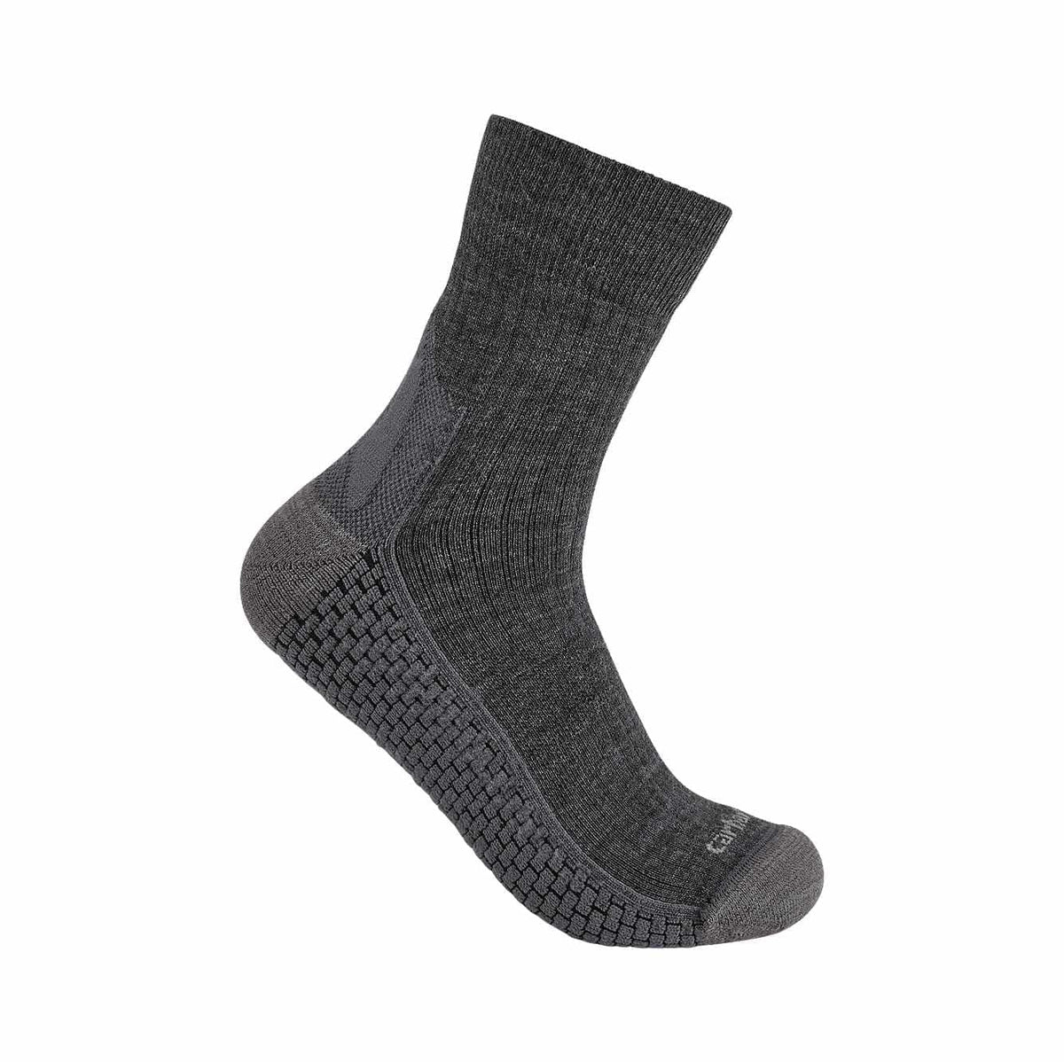 carhartt force® grid midweight merino wool blend quarter sock