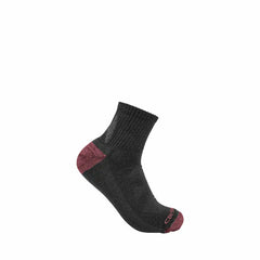 women's midweight merino wool blend quarter sock