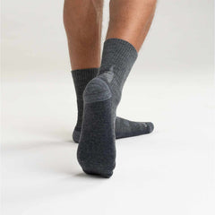 midweight merino wool blend short crew sock