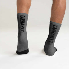 carhartt force® midweight logo short crew sock 3-pack