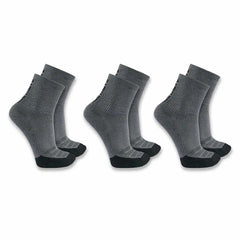 carhartt force® midweight logo short crew sock 3-pack