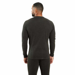 men's base layer thermal shirt - carhartt force® - heavyweight - synthetic wool-blend fleece