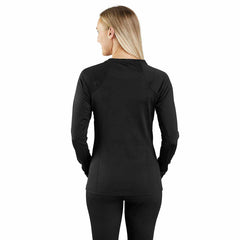 women's force heavyweight stretch base layer crewneck