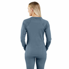 women's force heavyweight stretch base layer crewneck
