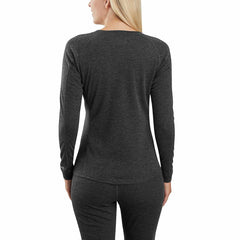 women's base layer thermal shirt - carhartt force® - midweight - poly-wool